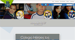 Desktop Screenshot of heroes.edu.mx