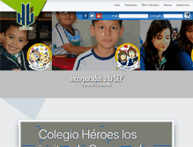 Tablet Screenshot of heroes.edu.mx