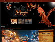 Tablet Screenshot of mightandmagic.heroes.net.pl