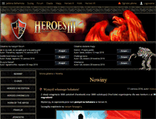 Tablet Screenshot of h3.heroes.net.pl