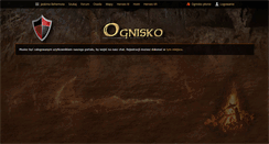 Desktop Screenshot of ognisko.heroes.net.pl