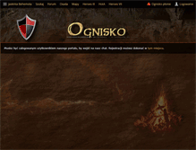 Tablet Screenshot of ognisko.heroes.net.pl